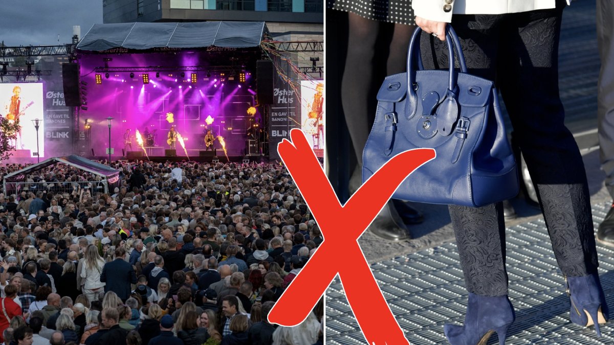 Väskförbud införs på alla stora evenemang i Sverige.